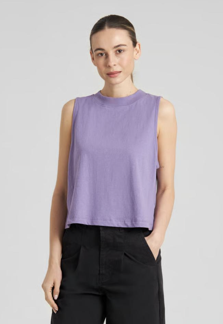 Dedicated Namsos Hemp Haze Purple Top Damen lila